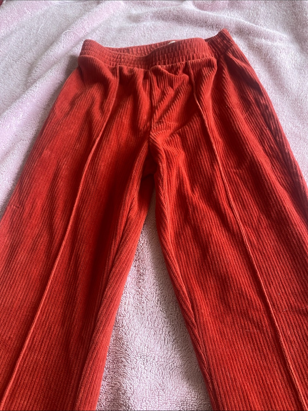 aerie Kids Red Corduroy Pull-On Joggers